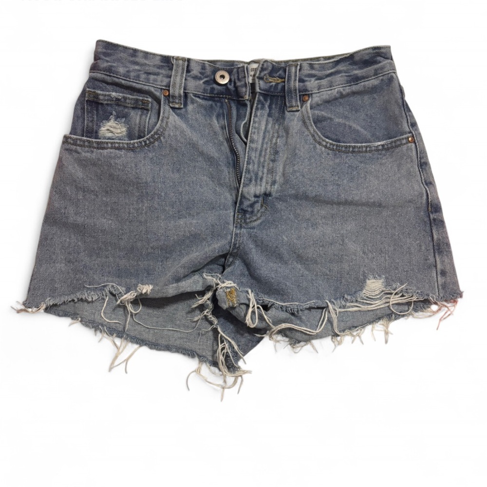 Cotton On Blue Distressed Jean Shorts